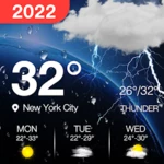 local weather: weather forecast android application logo